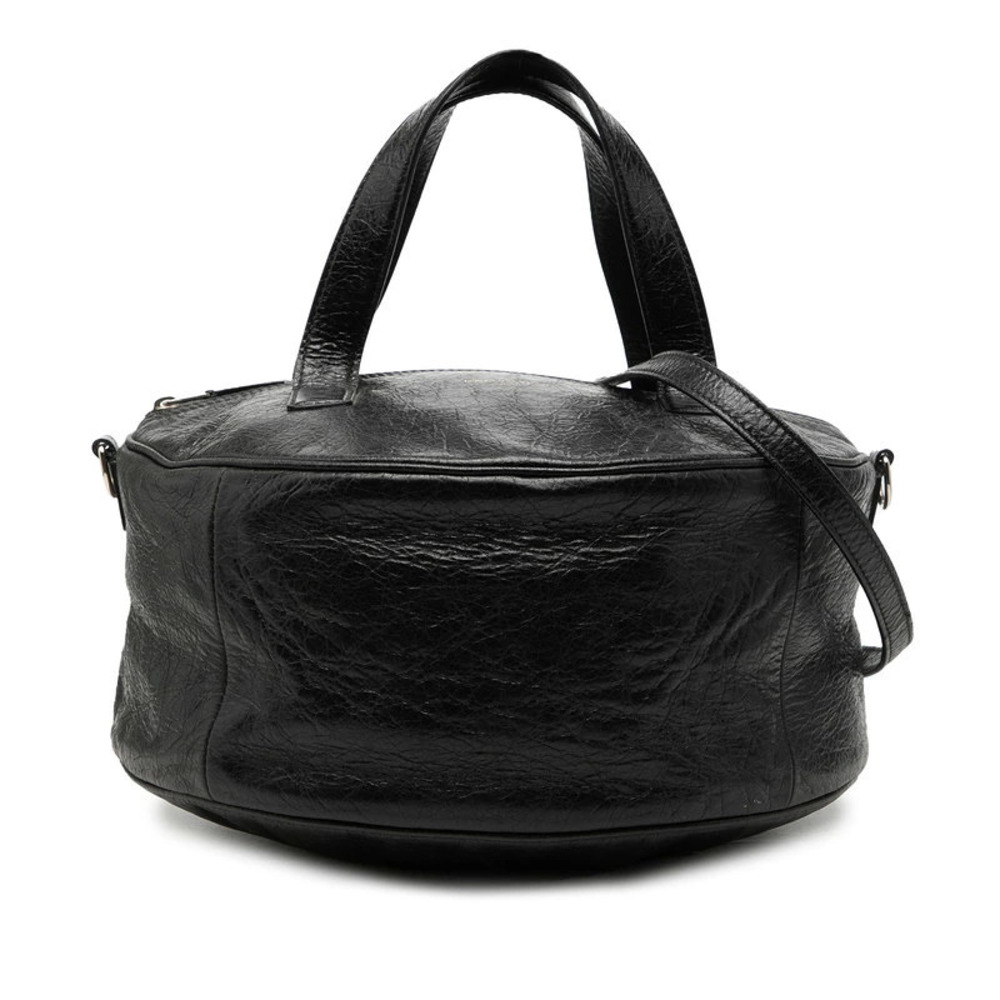 Balenciaga Air Hobo 2way Shoulder Bag Black Leather